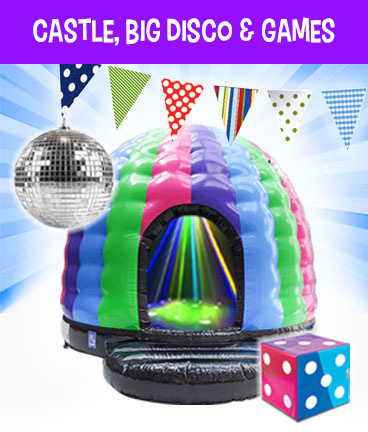 Inflatables, Big Discos & Games!